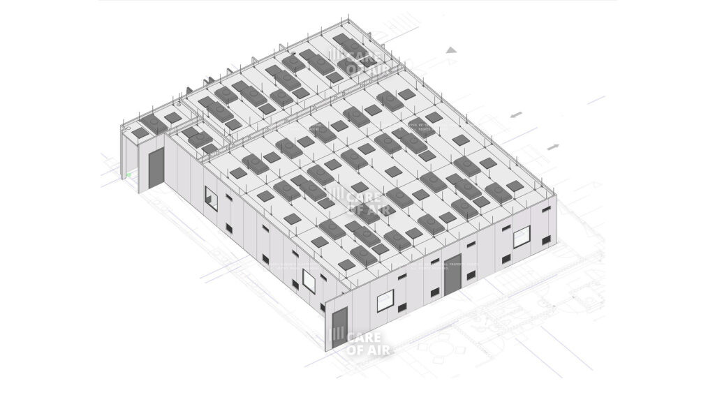 CARE OF AIR – spoločnosť so zameraním projekciu čistých priestorov na kľúč, vypracovanie štúdií realizovateľnosti čistých priestorov, stavba a kolaudácia čistých priestorov